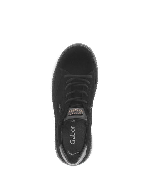 Gabor Sneaker schwarz/altsilber