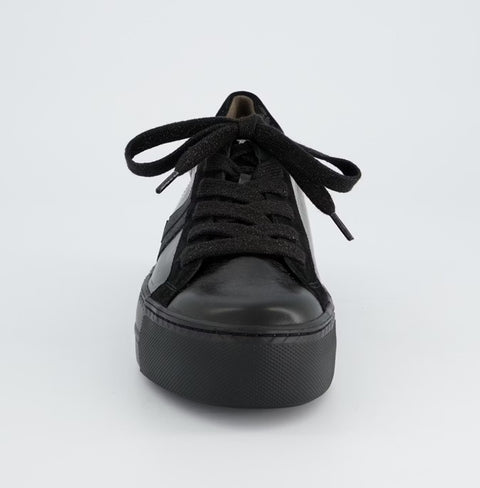 Paul Green Sneaker glossy calf/glitter black