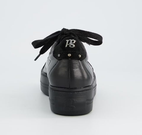 Paul Green Sneaker glossy calf/glitter black