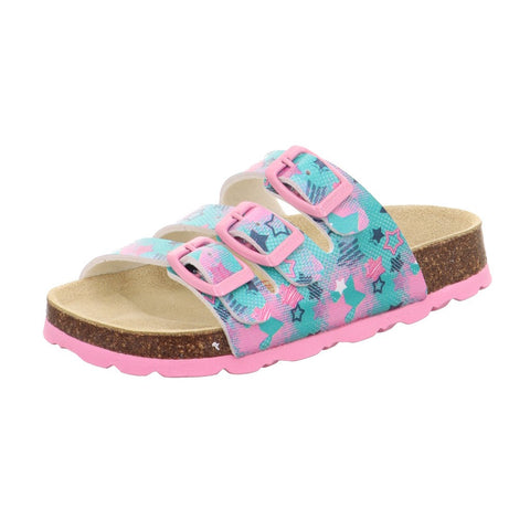 Superfit Fussbettfinken rosa/blau