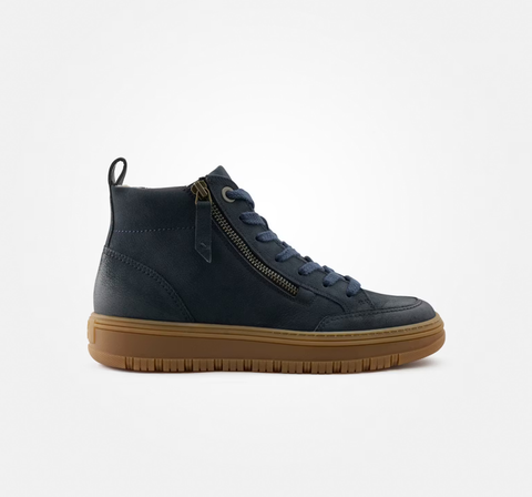Paul Green Super soft Sneaker high nubuk space