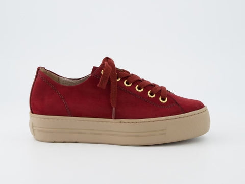 Paul Green Super Soft Sneaker wine