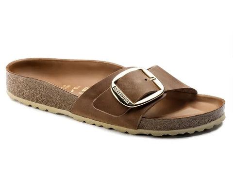 Birkenstock Madrid Big Buckle cognac