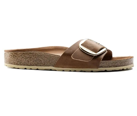 Birkenstock Madrid Big Buckle cognac