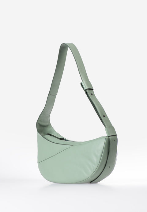 aunts & uncles Halfmoon Bag Bee Balm sage green