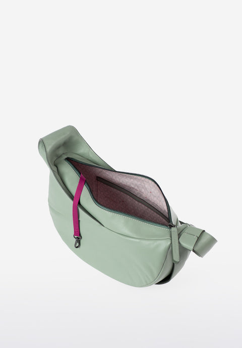 aunts & uncles Halfmoon Bag Bee Balm sage green