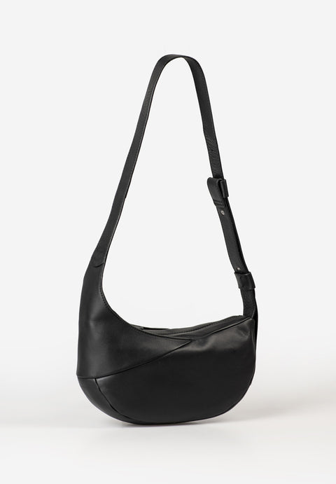 aunts & uncles Halfmoon Bag Orchid jet black