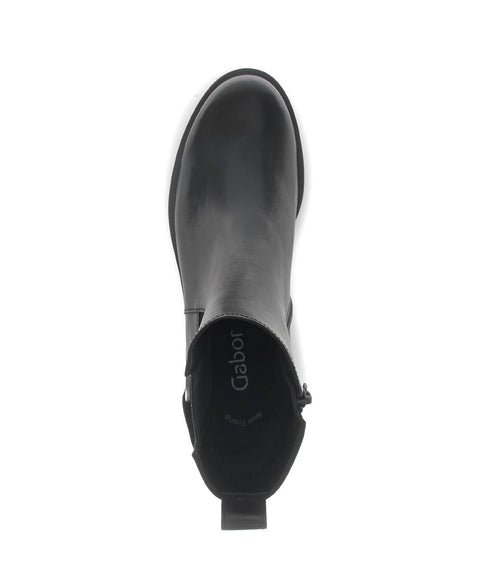 Gabor Stiefelette schwarz/altsilber