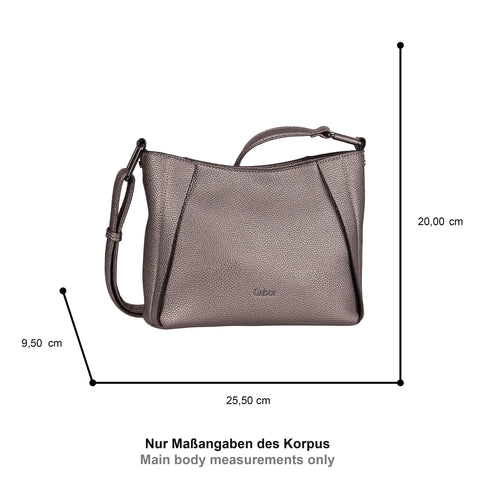 Gabor Brianne Cross bag M old silver