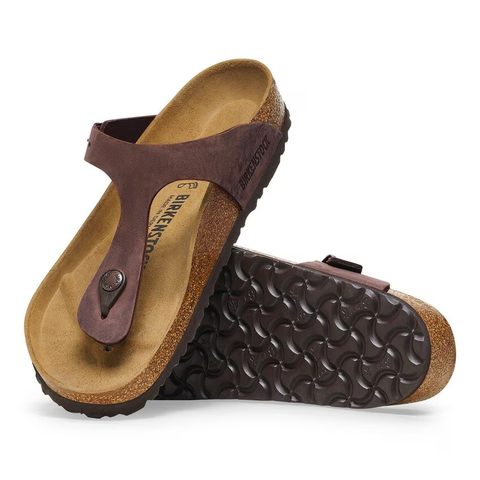 Birkenstock Gizeh Nubuk geölt (Weite: breit) habana