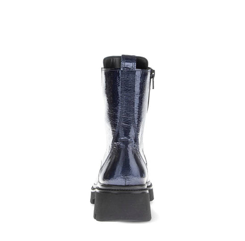 Gabor Biker Boot dark-blue Lack