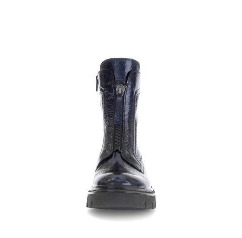 Gabor Biker Boot dark-blue Lack