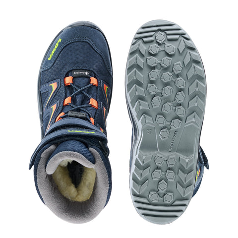 Lowa Maddox warm GTX Hi JR navy/orange
