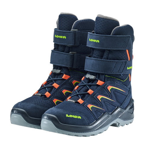 Lowa Maddox warm GTX Hi JR navy/orange