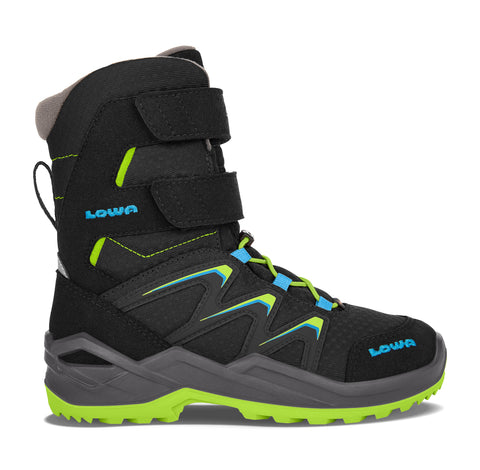 Lowa Maddox warm GTX Hi JR schwarz/limone