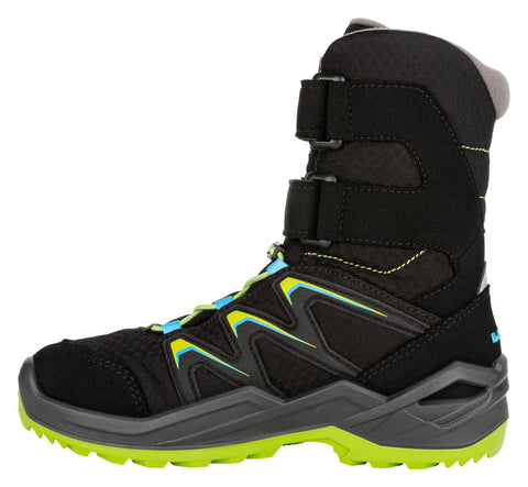 Lowa Maddox warm GTX Hi JR schwarz/limone