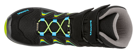 Lowa Maddox warm GTX Hi JR schwarz/limone