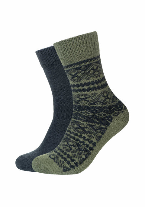 Camano Kuschelsocken dark olive