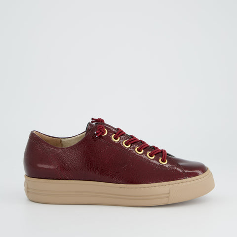 Paul Green Super Soft Sneaker wine