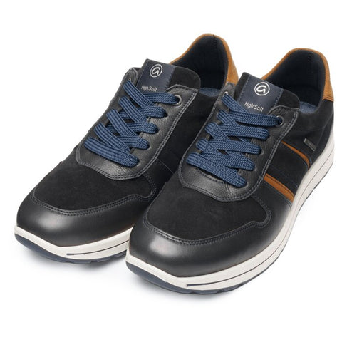 Ara Sneaker Matteo 2.0 blau/nuss