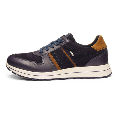 Ara Sneaker Matteo 2.0 blau/nuss
