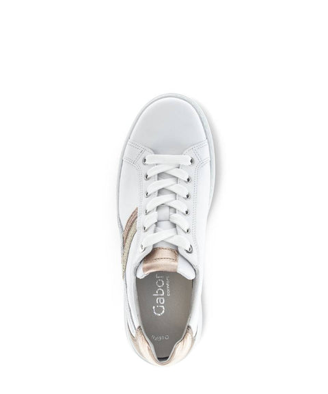 Gabor Sneaker weiss/gold