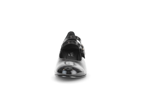 Gabor Riemchenpumps Lackleder schwarz