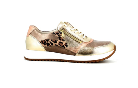Waldläufer Sneaker H-Vicky leo/gold