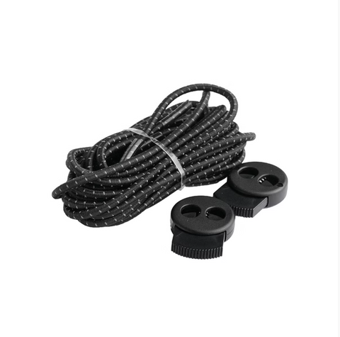 Allpedes e&a elastic Laces black 130 cm