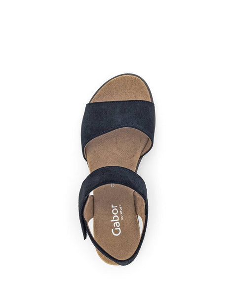 Gabor Keilsandalette dark-blue