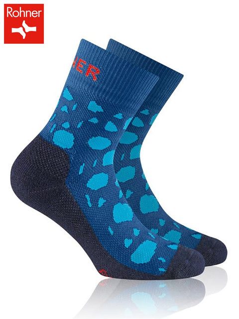 Rohner Wandersocken Explorer Kids blau