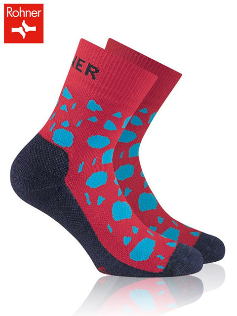 Rohner Wandersocken Explorer Kids rot