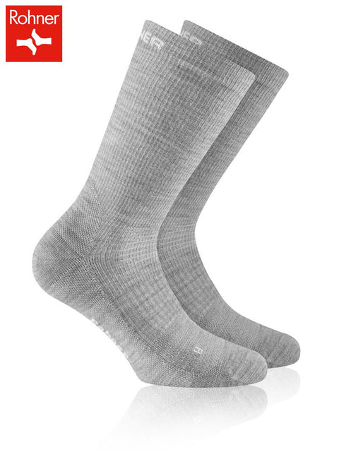 Rohner Wandersocken Dynamic Merino hellgrau