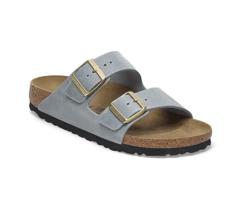 Birkenstock Arizona oiled leather basalt gray