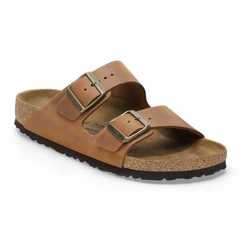 Birkenstock Arizona oiled leather cognac
