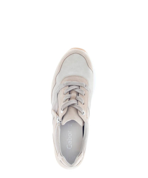 Gabor Sneaker leinen/oasi/puder K-Weite