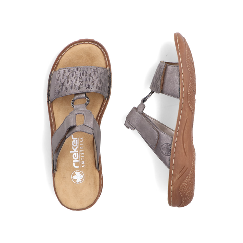 Rieker Pantolette Olymp grau