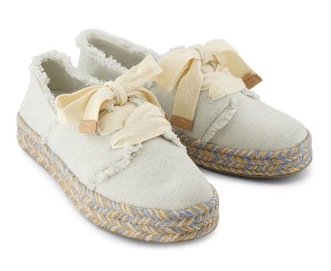 Toms Carolina Lace-Up white onyx