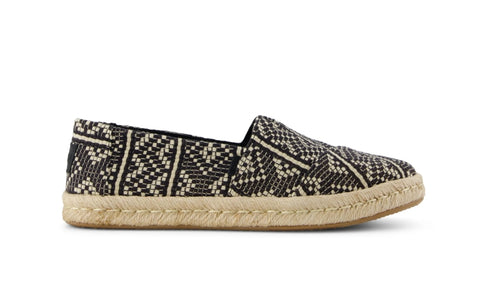 Toms Alpargata Rope 2.0 Woven black/diamond
