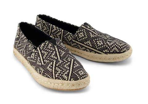 Toms Alpargata Rope 2.0 Woven black/diamond