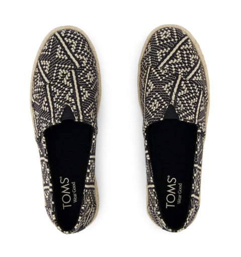 Toms Alpargata Rope 2.0 Woven black/diamond