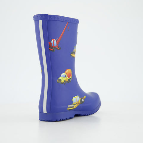 Rajn Gummistiefel Construction Trucks blau