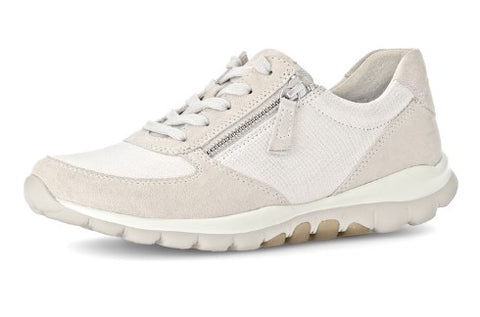 Gabor Rollingsoft Sneaker weiss/silber