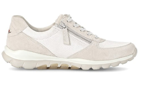 Gabor Rollingsoft Sneaker weiss/silber