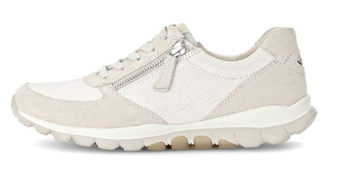 Gabor Rollingsoft Sneaker weiss/silber