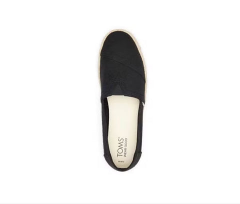 Toms Alpargata Rope Woven schwarz