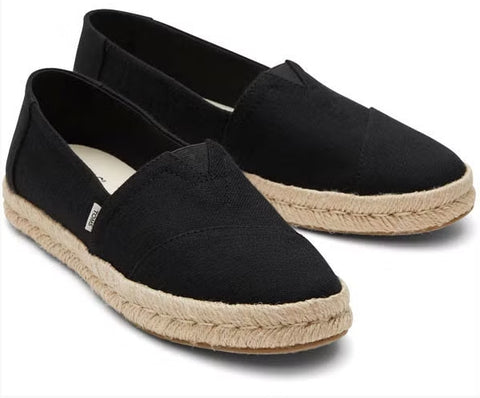 Toms Alpargata Rope Woven schwarz
