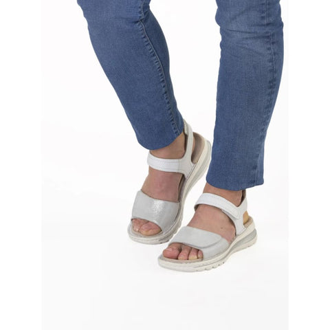 Ara - Keilsandaletten - Ara Sandalette Tampa 2.0 weiss/nebbia