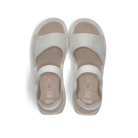 Ara - Keilsandaletten - Ara Sandalette Tampa 2.0 weiss/nebbia