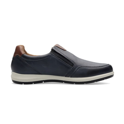 Ara men - Sneakers - Ara Slipper Finn 2.0 blue/marrone